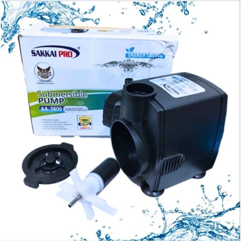 Pompa Aquarium kolam SAKKAI PRO AA 3800