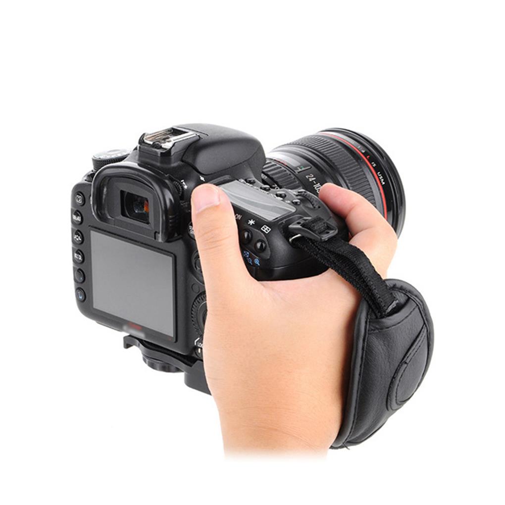 Hand Grip Camera Wrist Strap Leather Waterproof Belt Adjustable Shockproof Idental Prevention Holder DSLR Essories