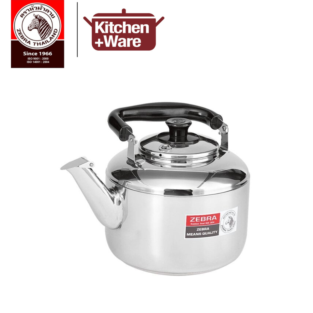 Zebra Stainless Steel Whistling Induction Kettle 4.5L / 5.5L Induction