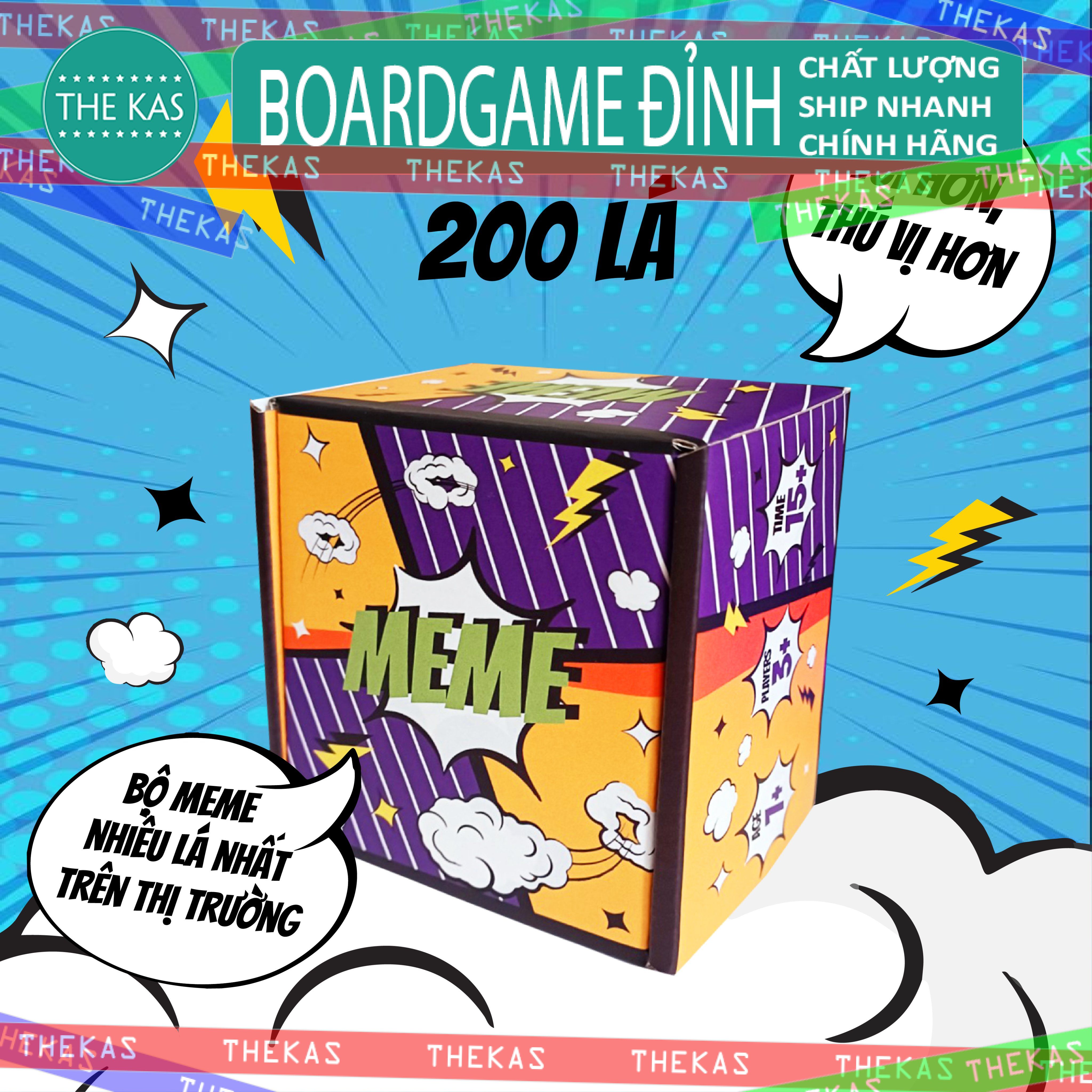 Bộ bài meme 200 lá quẩy lên bạn êi - lên nào bạn êi bộ boardgame lầy lội dành để chơi cùng bạn bè kas - kpop all stars