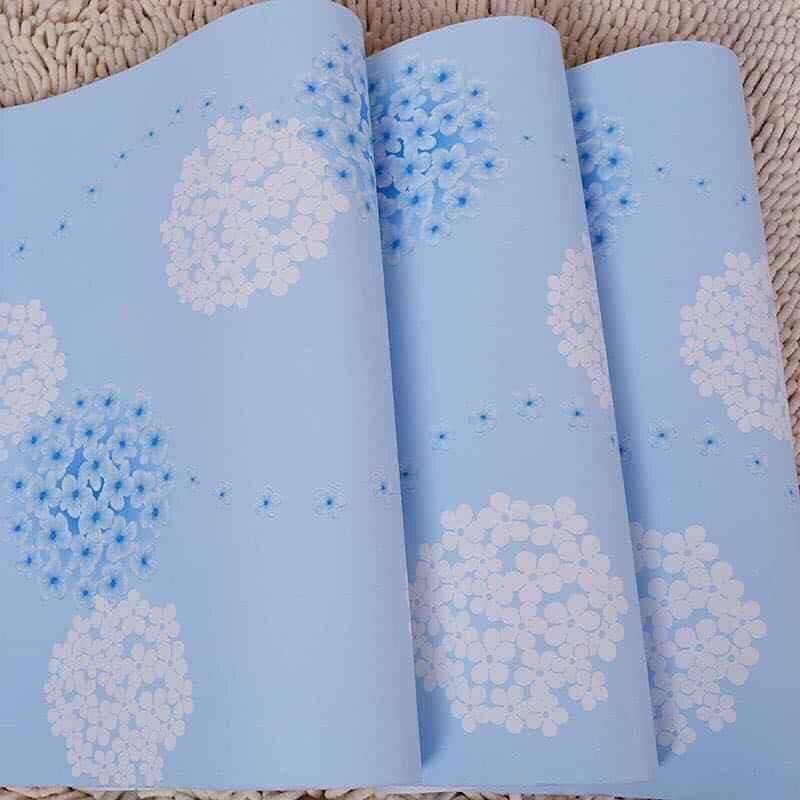 10M giấy dán tường CẨM TÚ CẦU XANH