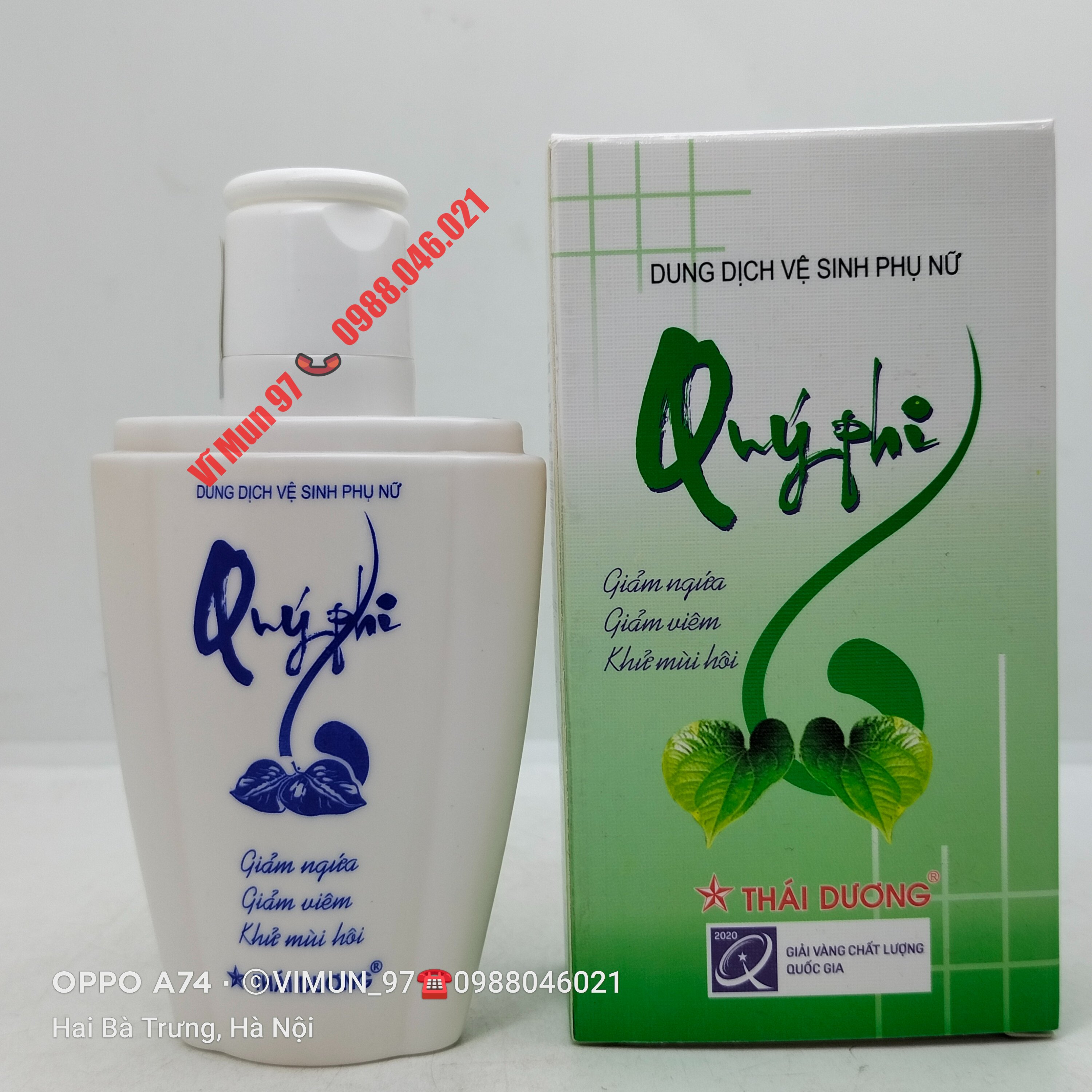 Dung dịch vệ sinh phụ nữ Quý Phi chai 120ml