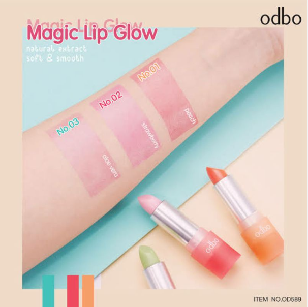 Son dưỡng môi Odbo Collagen magic Lip Balm Thái Lan