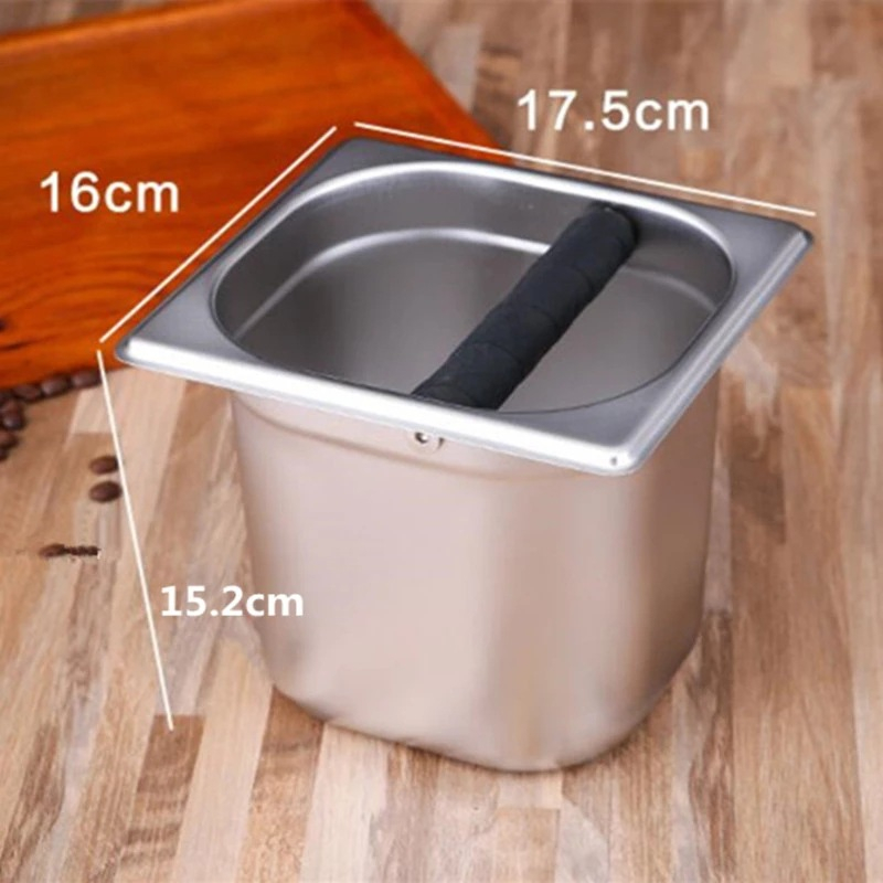 Hộp đựng bã cà phê inox 304  Dụng cụ Barista