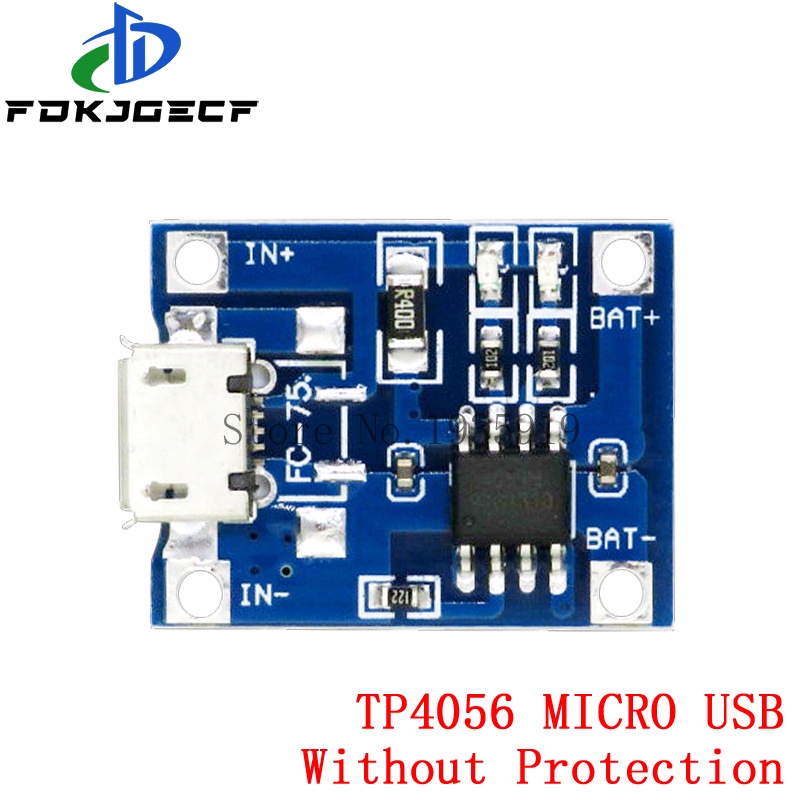 Mini Micro Type-C USB 5V 1A 18650 TP4056 Bộ Sạc Pin Lithium mô-đun bảng sạc với bảo vệ chức năng kép 1A Li-ion mạch tích hợp