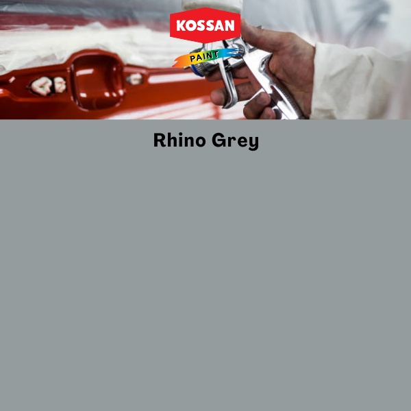 10091 RHINO GREY 1L KOSSAN AUTO REFINISH CAR SINGLE COMPONRNT / HIGH GLOSS  MODIFIED / ALKYD ENAMEL