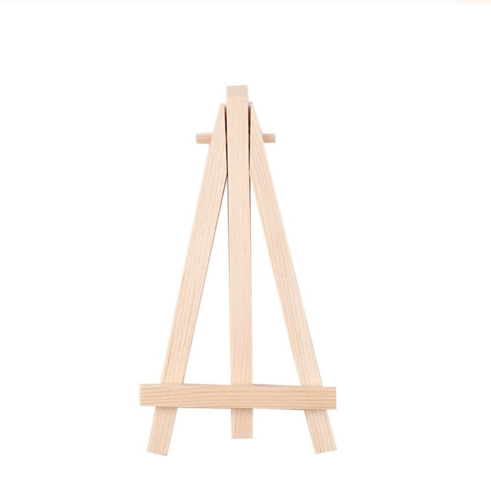 Folding Painting & Sketch Wood Mini Easel Small Portable Triangle Display Stand Foldable Desk Stand Tripod Artist. 