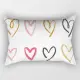 High quality beauty geometry letters pillow case rectangle bedroom pillow covers travel pillow cases cover size 50cm by 30cm. 