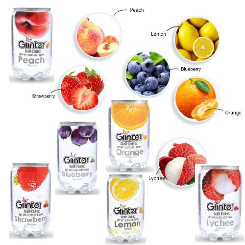 Nước trái cây có ga Glinter [NGỌT THANH]