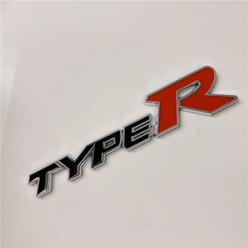 Littlebox Car Emblem Honda TYPE R/3D Car Styling Sticker Metal TYPER ...