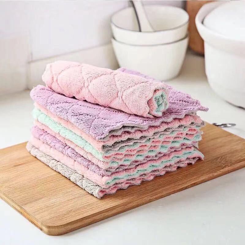 Khăn Lau Bàn 2 Mặt Siêu Thấm Hút