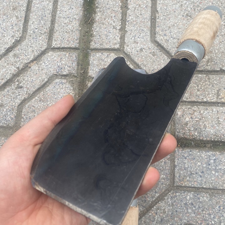 Dao xây dựng lưỡi nhíp chuôi gỗ