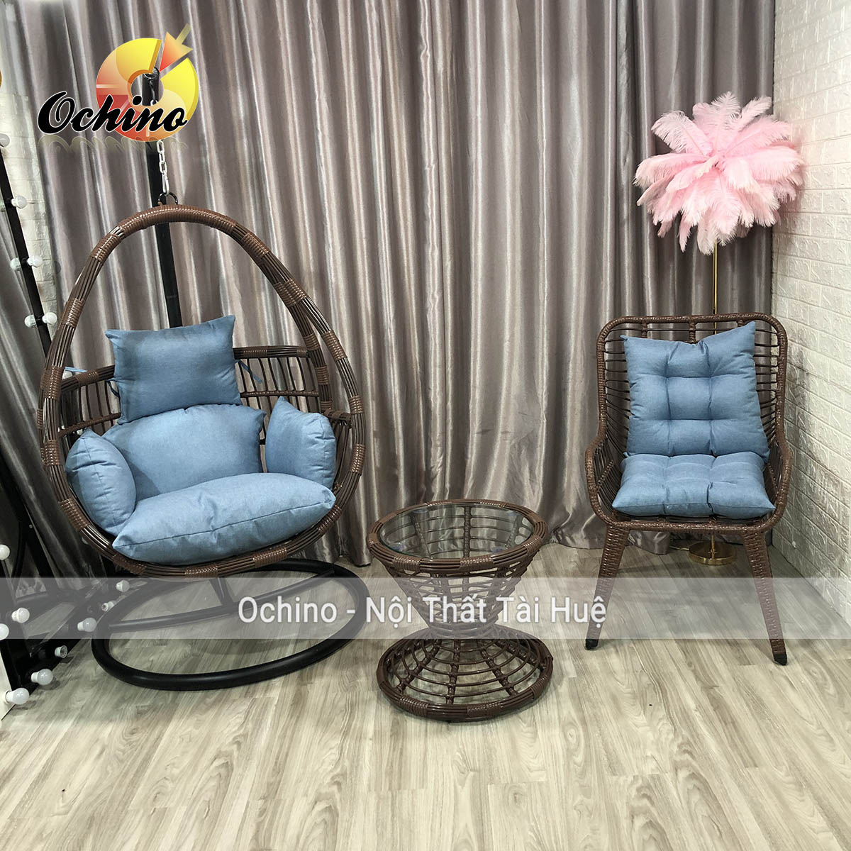 Bộ Xích Đu Sân Vườn cao Cấp để Ban Công Hoặc Phòng khách