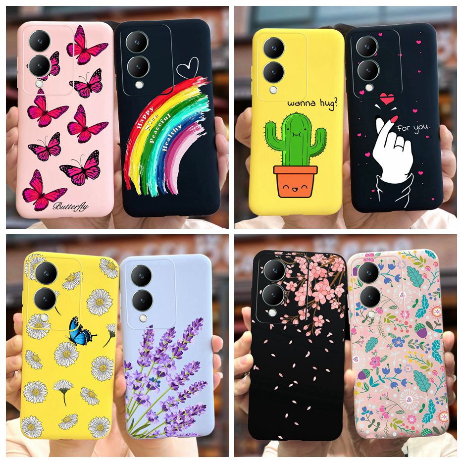 JinnikaijiBumper%206.56%20Full%20S%20Vivovo%20Y17%20Vivo%20Y17s%204G%20Case%20Stylish%20Candy%202025%E6%96%B0%E5%93%81%20Painted%20Back%20Cover%20Soft%20Silicone%20Phone%20Case%20For%20ViY17s%20Fundas%20-%20Image%203
