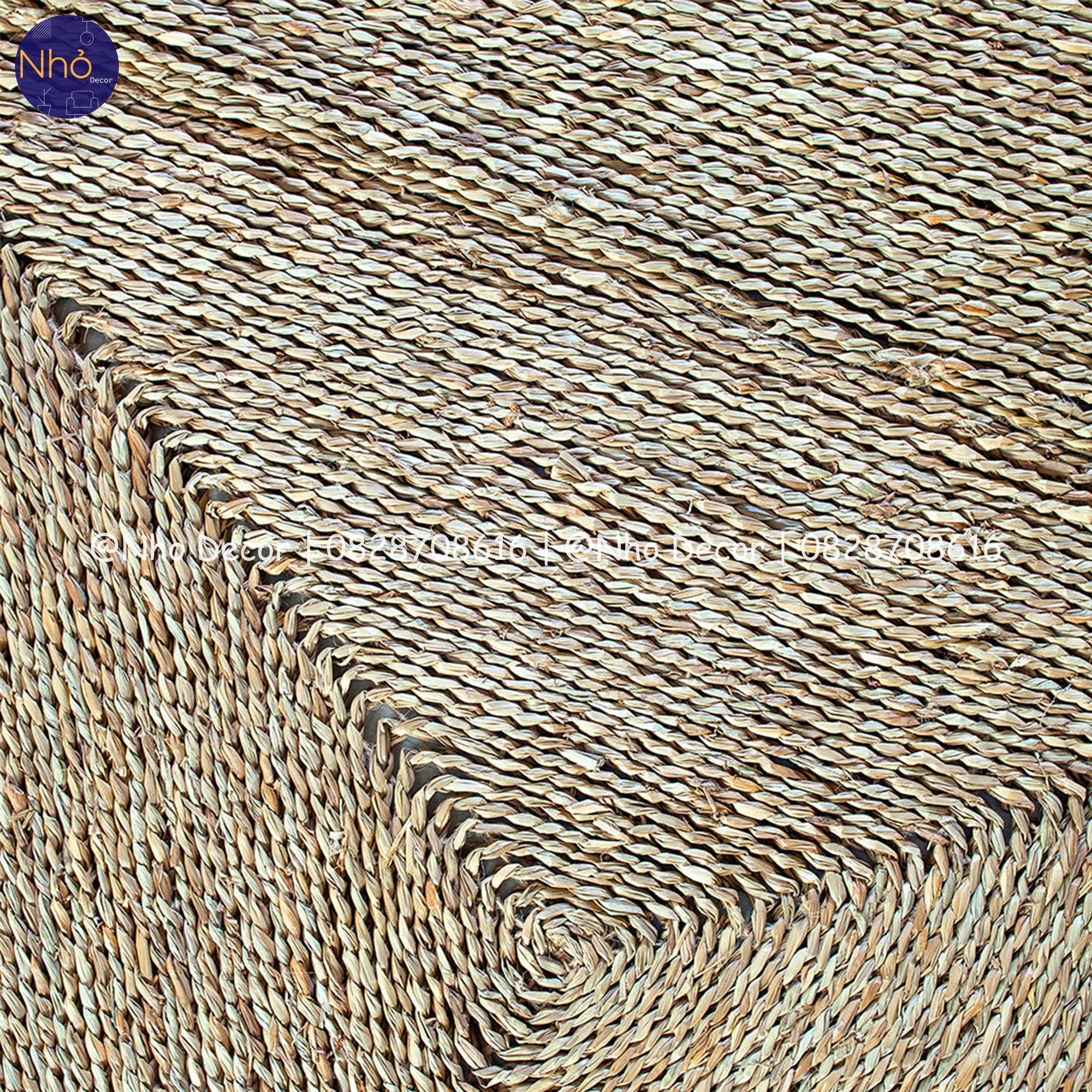 Round seagrass carpet D100