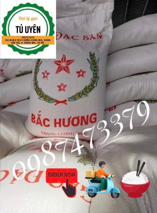 Gạo Bắc Hương thơm ngon, dẻo cơm 3kg