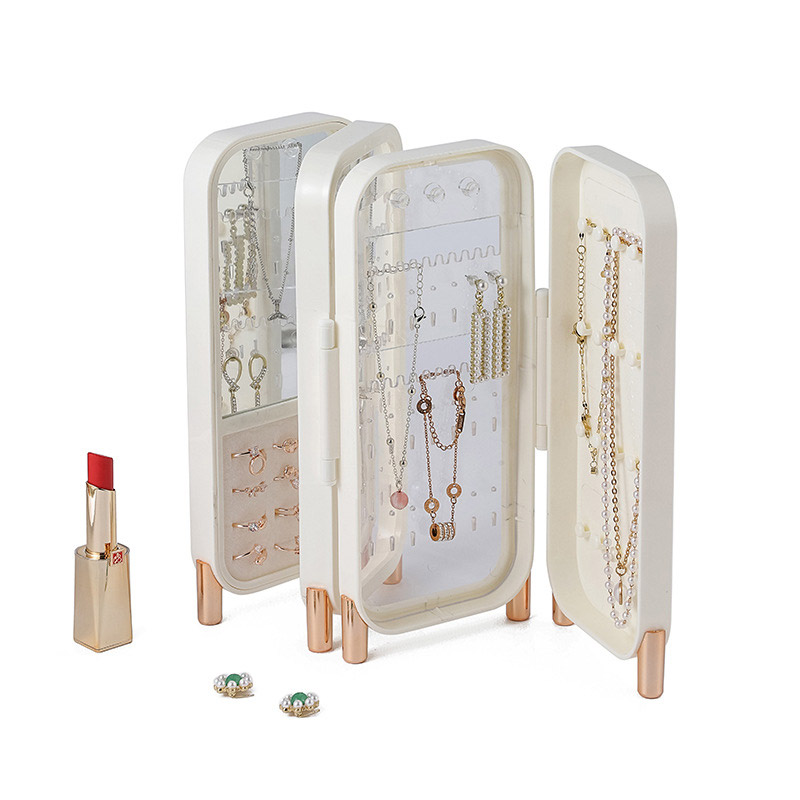 Storage box jewelry box Earring jewelry box Large jewelry box jewel box Jewelry storage box Earring/necklace storage box Earring box jewelry storage box Necklace earring box Earring jewelry box Earring ornament rack Earring ring box High-grade jewelry sto