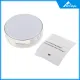 Sfcstyle Vòng rỗng sang trọng Xách Tay Hộp Bông đánh phấn đệm hơi BB container trường hợp-Trắng, như mô tả. 
