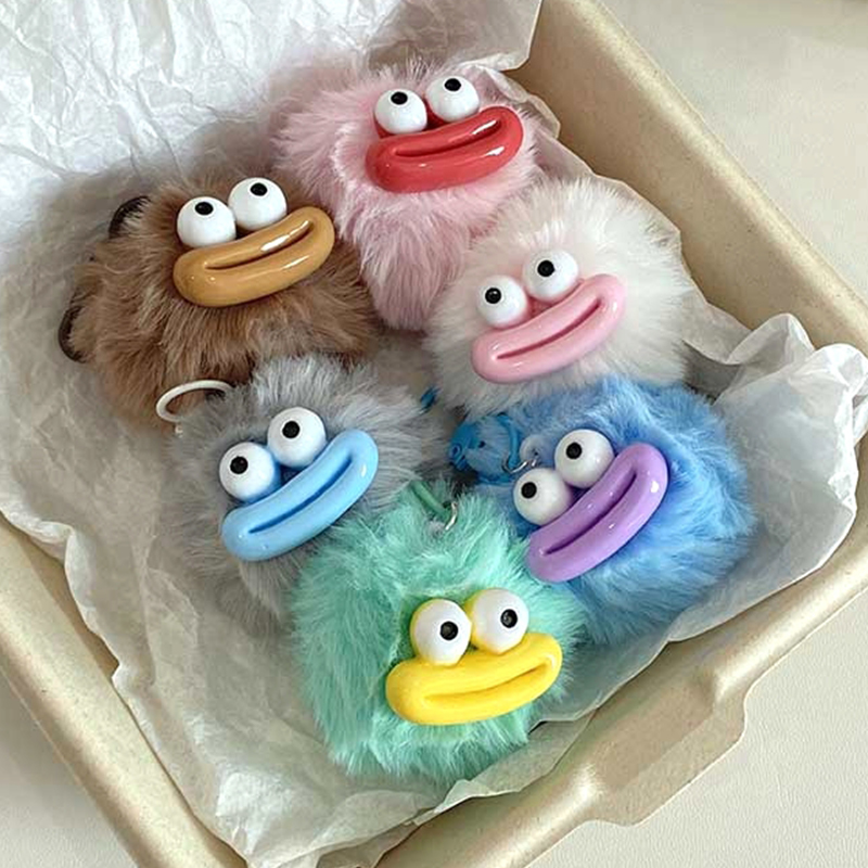 Sausage%20Mouth%20Hair%20Ball%20Key%20Chain%20Funny%20Plush%20Doll%20Pendant%20Key%20Ring%20Charms%20Backpack%20Car%20Decor%20Bag%20Accessories%20BRYT%20-%20Image%202