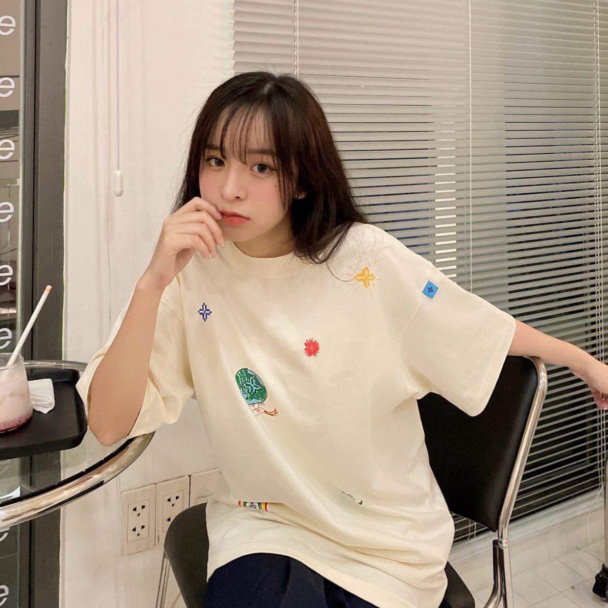 Áo thun LEVENTS Loveyou300 Special Cream áo thun levents love you in họa tiết cao cấp full tag dành cho nam và nữ - Ginstore 003