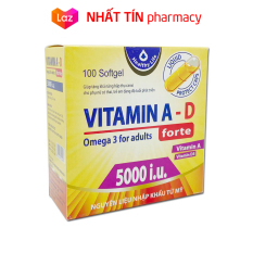 Viên uống bổ sung vitamin AD tăng cường sức khỏe nâng cao đề kháng hộp 100 viên – NHẤT TÍN PHARMA