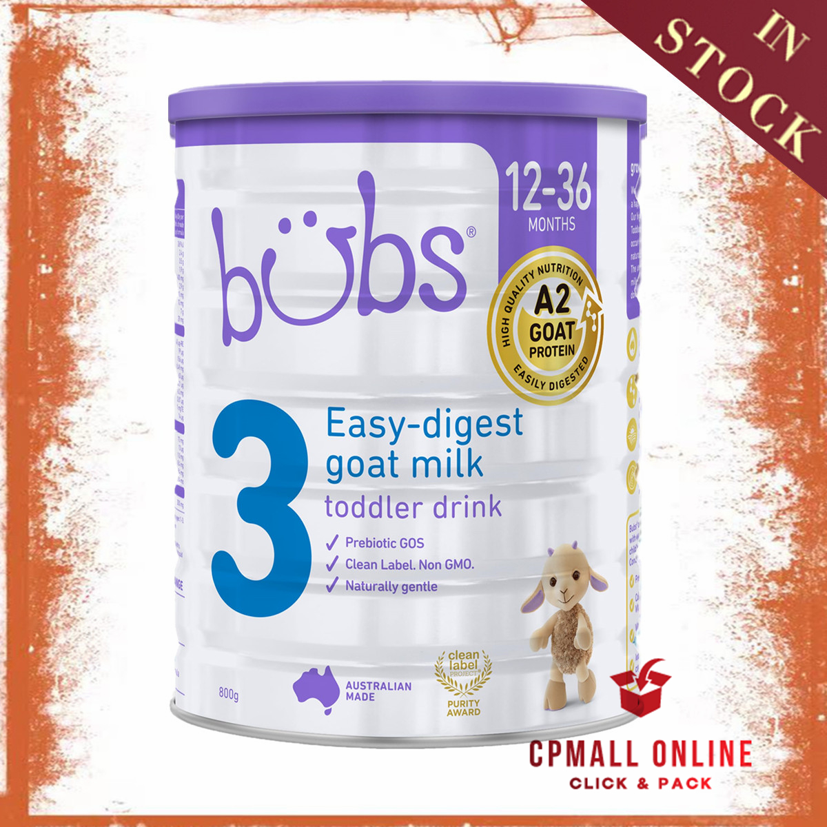 bubs Easy-digest Goat Milk 3