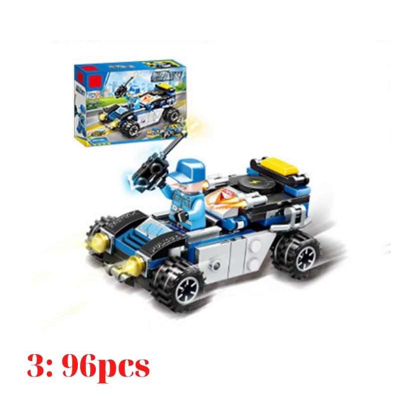 Đồ chơi lắp ráp lego xe cảnh sát Swat BIMINA
