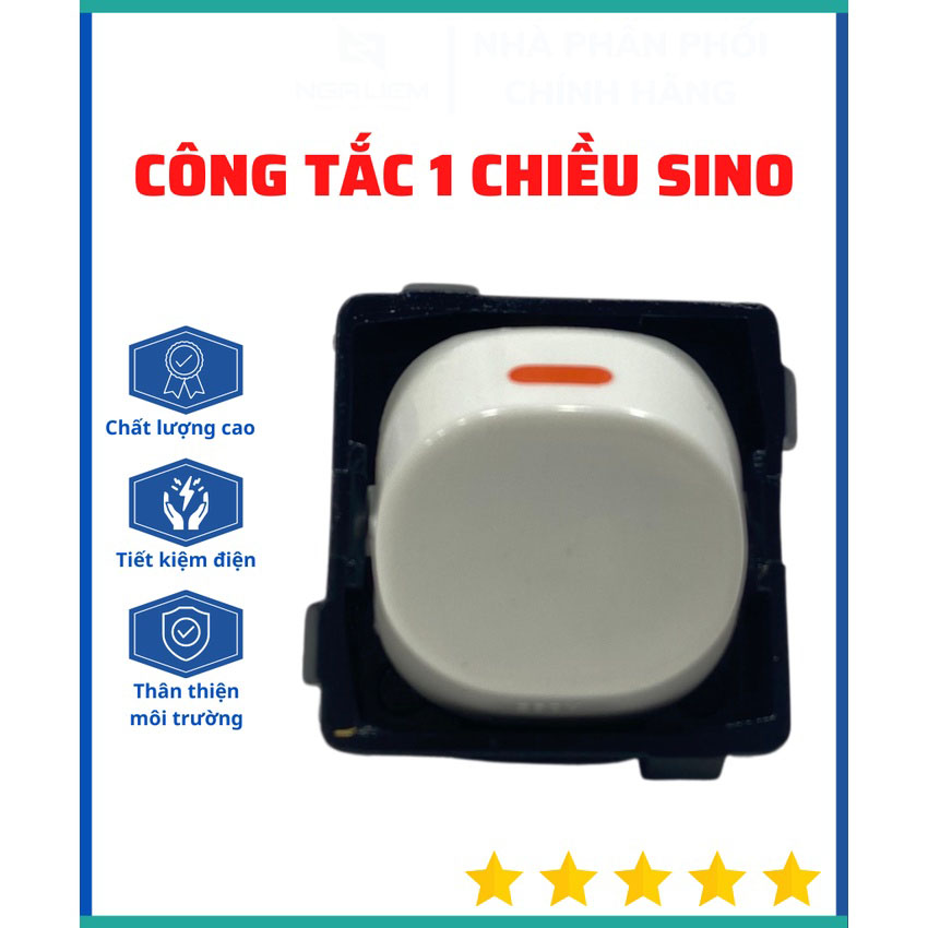 Công Tắc 1 Chiều Sino (S30/1/2M)