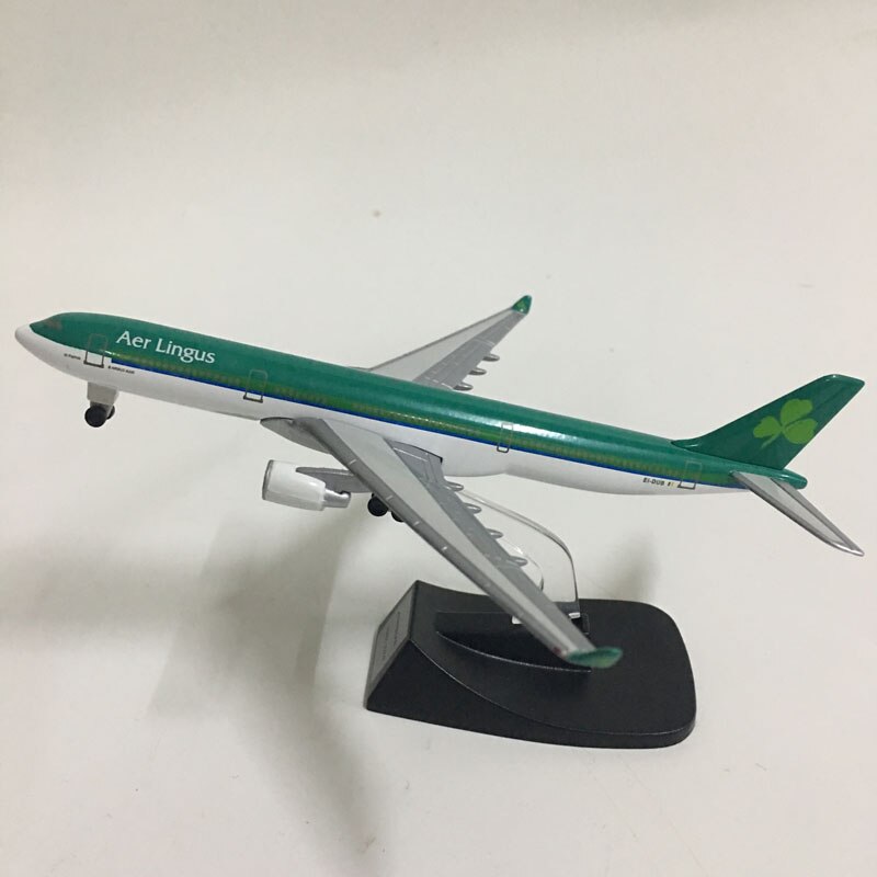 Jason tutu 14cm aer lingus airbus a330 plane model airplane model aircraft model 1:400 diecast metal planes toy