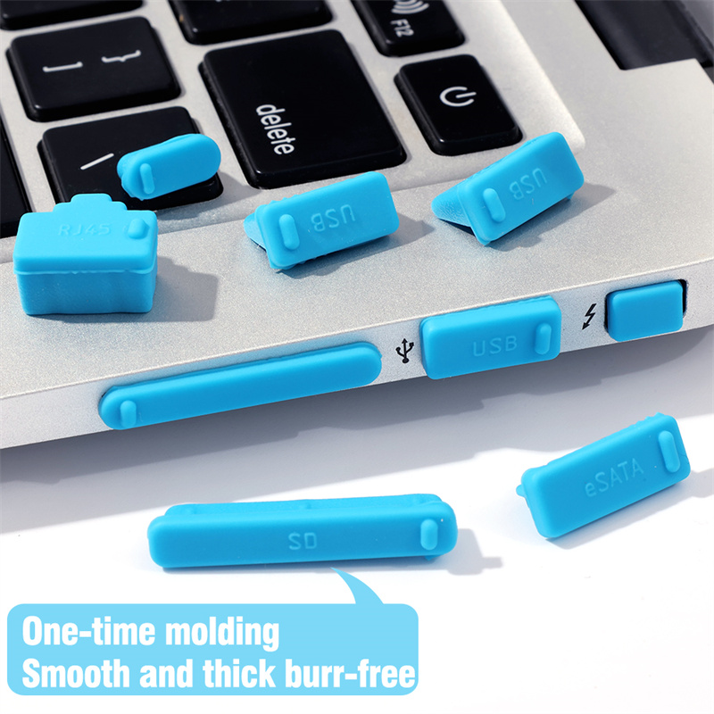 Phích Cắm Chống Bụi Cho Máy Tính Xách Tay Máy Tính Xách Tay Máy Tính Xách Tay Bằng Silicon Thông Dụng 16 Cái/bộ Nút Chặn Bảo Vệ Phích Cắm Chống Bụi Cho Máy Tính USB