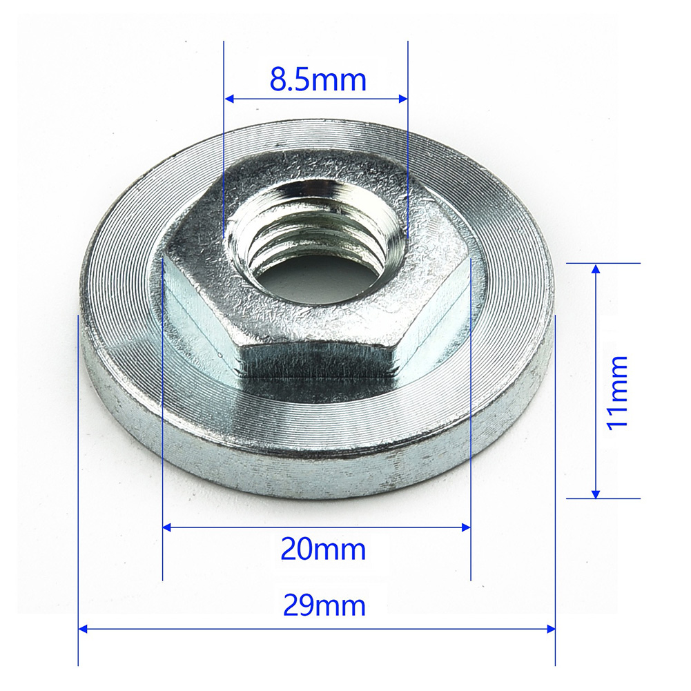 2Pcs Hex Nut Set Tools Replacement For 100 Type Angle Grinder Accessories New