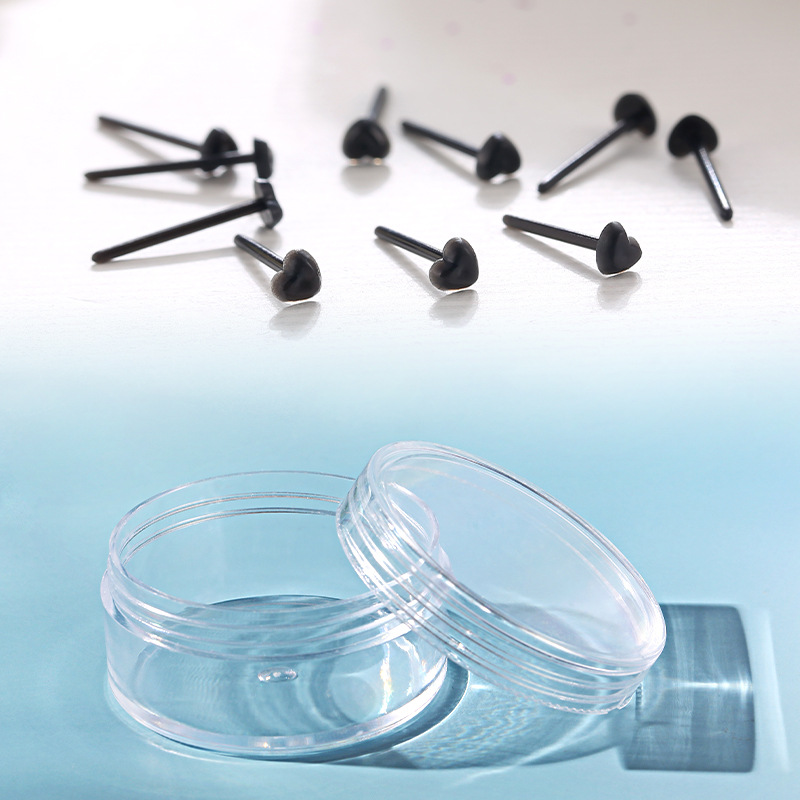 【Innovative design】Plastic Ear Stick Ear Stick Transparent Ear Needle Ear Stud Women's Simple Anti-clogging Ear Holes Invisible Simple Men's Earrings Earrings.