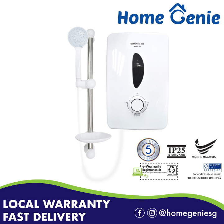 Mistral Instant Shower Heater Champion 808 Lazada Singapore