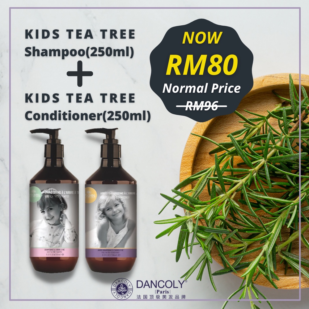 Dancoly Paris Tea Tree Kids Shampoo(250ml) + Conditioner(250ml) Lazada