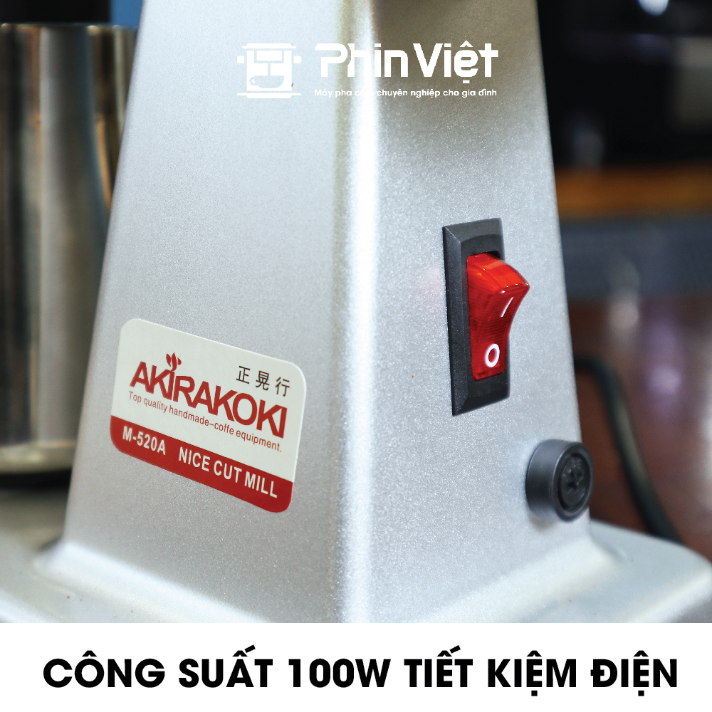 Máy xay cà phê hạt mini Akira M520A