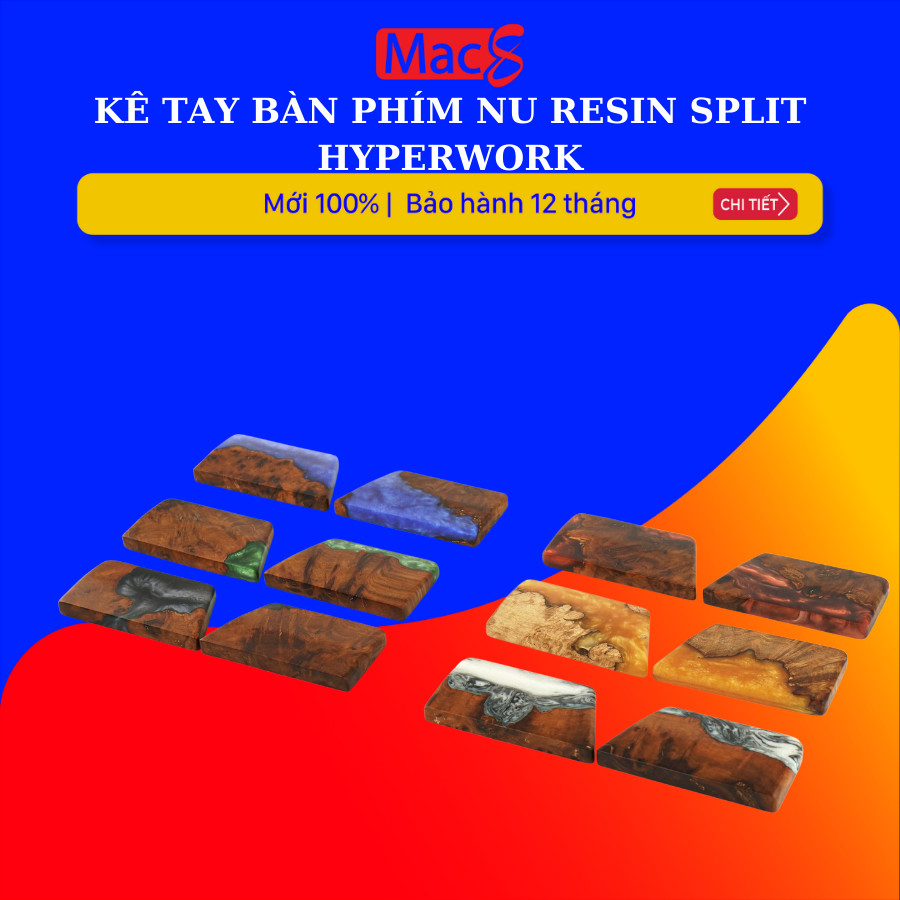 Kê tay bàn phím Nu Resin SPLIT HyperWork