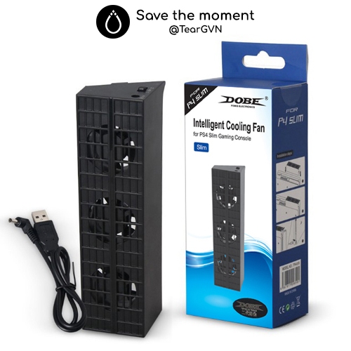 Quạt tản nhiệt làm mát máy dobe tự hoạt động khi máy quá nhiệt cho ps4 pro / ps4 slim / ps4 fat