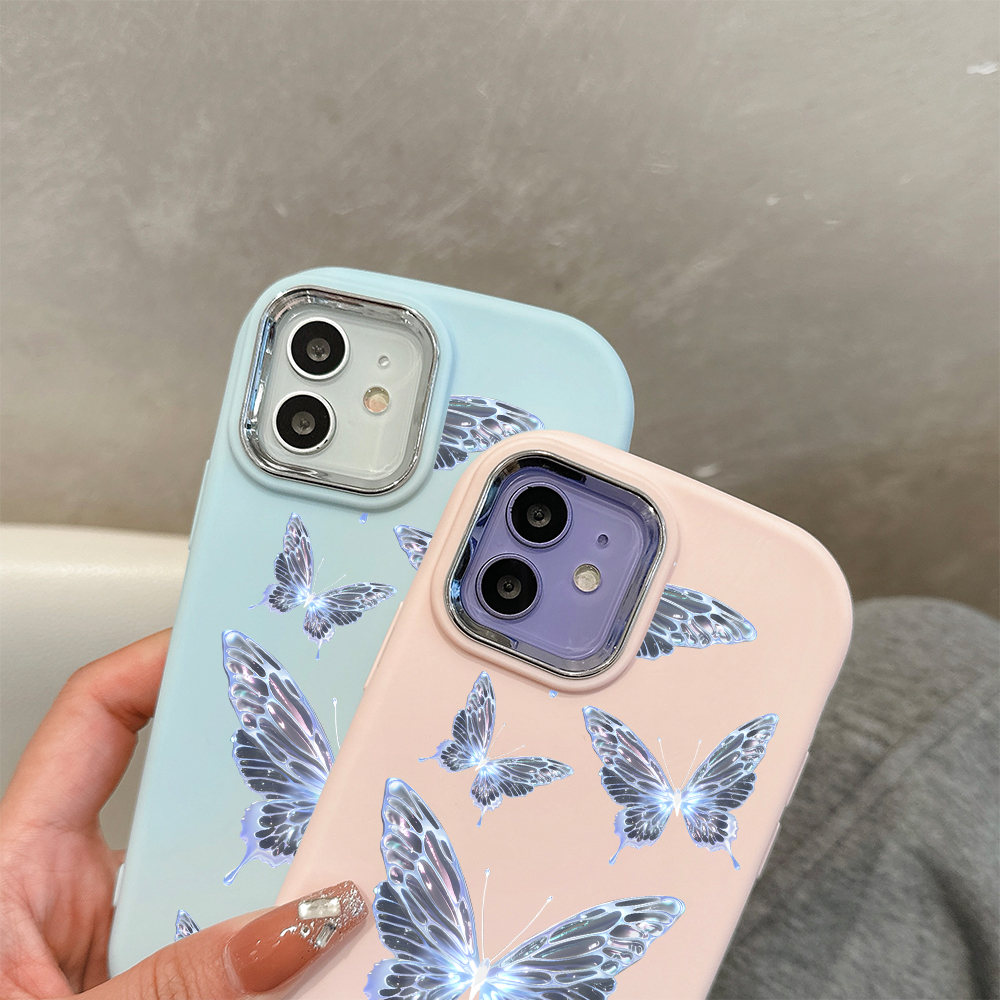 Hontinga%20for%20Infinix%20Smart%206%20Back%20Cover%20Luxury%20Silver%20Edge%20Lens%20Mobile%20Cover%20Beautiful%20Butterfly%20Pattern%20Soft%20Silicone%20Phone%20Case%20-%20Image%206