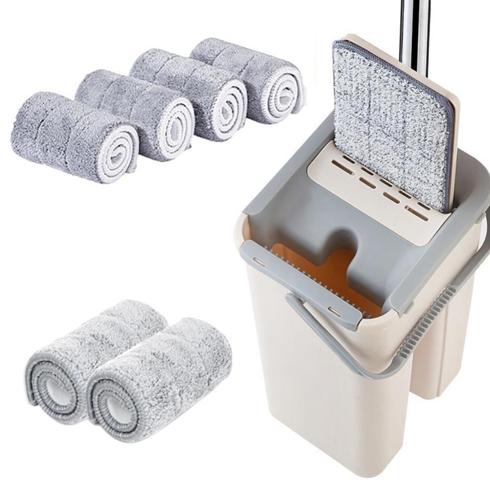 Lau sợi nhỏ đầu xoay thay thế sợi nhỏ bông lau nhà hộ gia đình di động bền thực tế đa chức năng stickable công cụ làm việc nhà