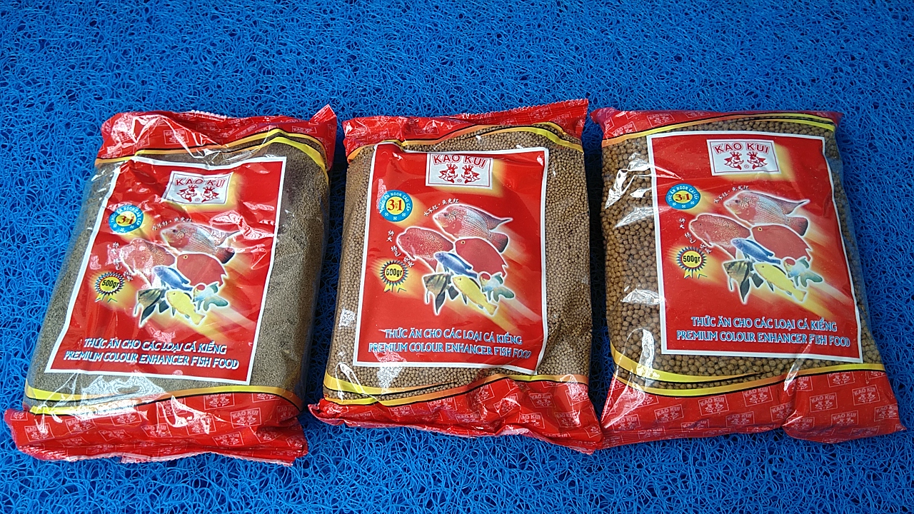 Thức ăn cá cảnh Kaokui, bịch 500gr.