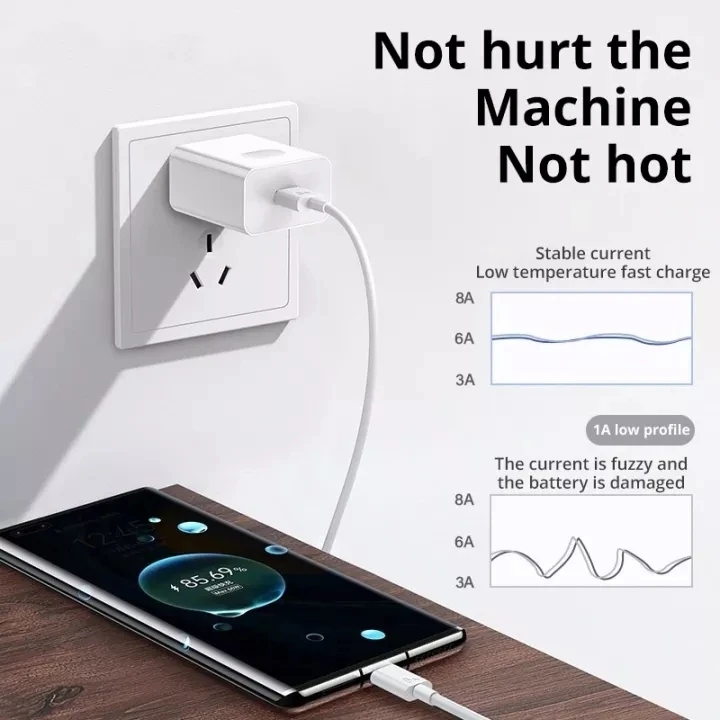 6A loại USB C cáp cho Huawei Mate 40 p40pro supercharge 66W sạc nhanh USB-C sạc cáp dữ liệu cáp cho Huawei Xiaomi Realme dây dữ liệu