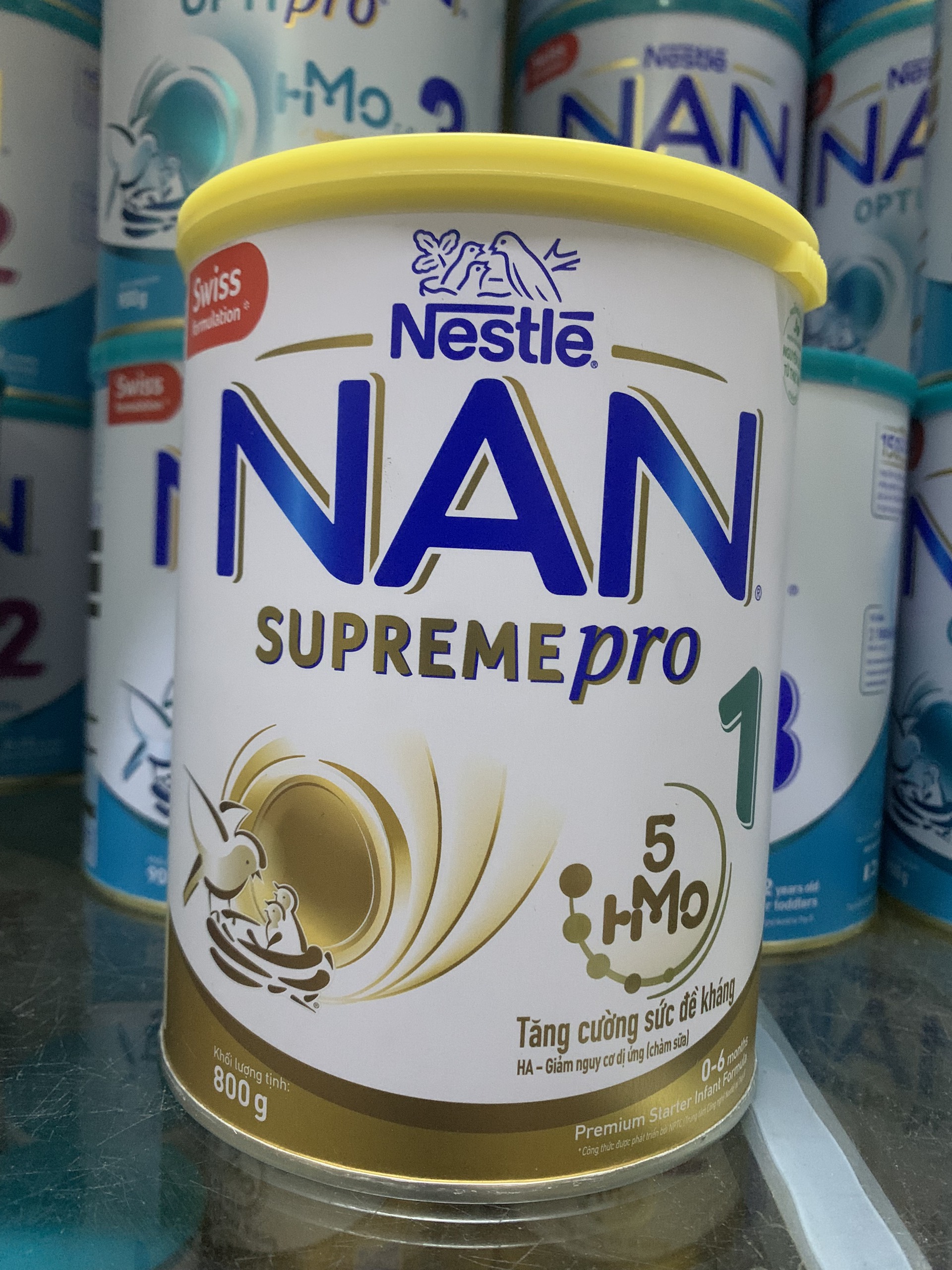 Sữa Nan Supreme HMO số 1 800g 0 - 6 tháng