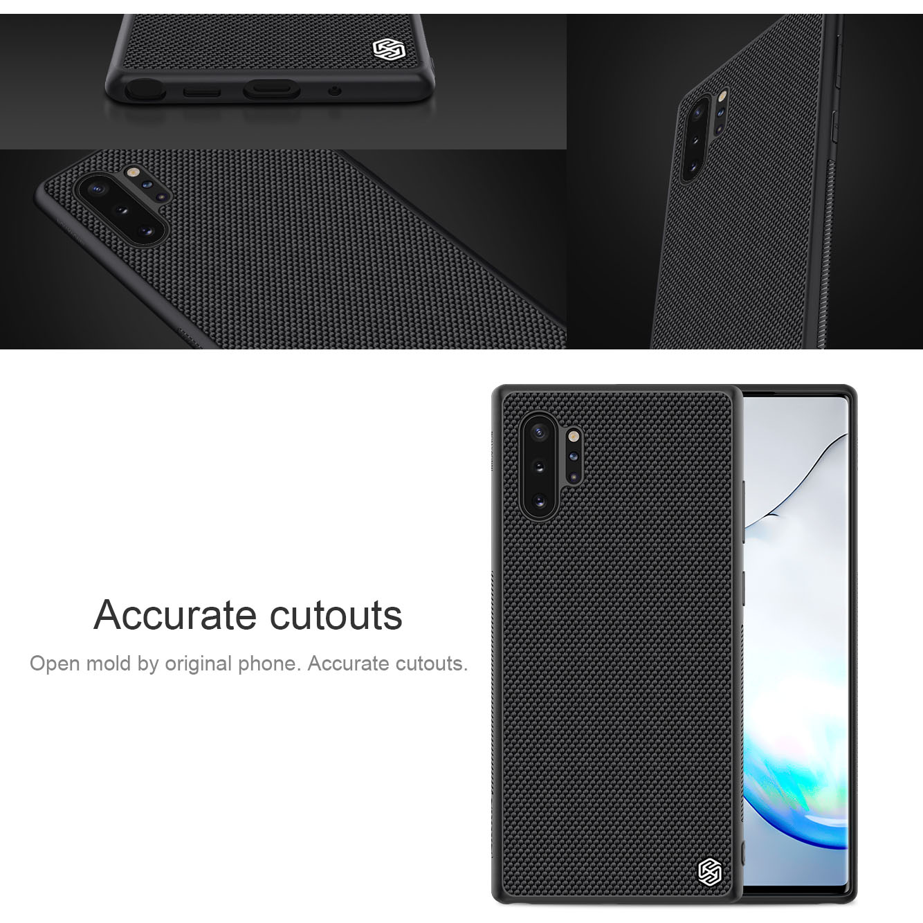 Ốp lưng Galaxy Note 10 Plus Nillkin Textured Case