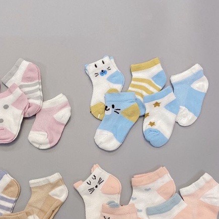 Sét 5 Đôi Tất Lưới Kids Socks - Loại Đẹp