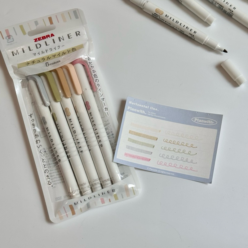 Bộ Bút Dạ Quang Màu MILDLINER 2 Đầu Highlighter & Marker