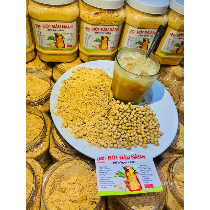 BỘT ĐẬU NÀNH NGUYÊN CHẤT hủ 500g