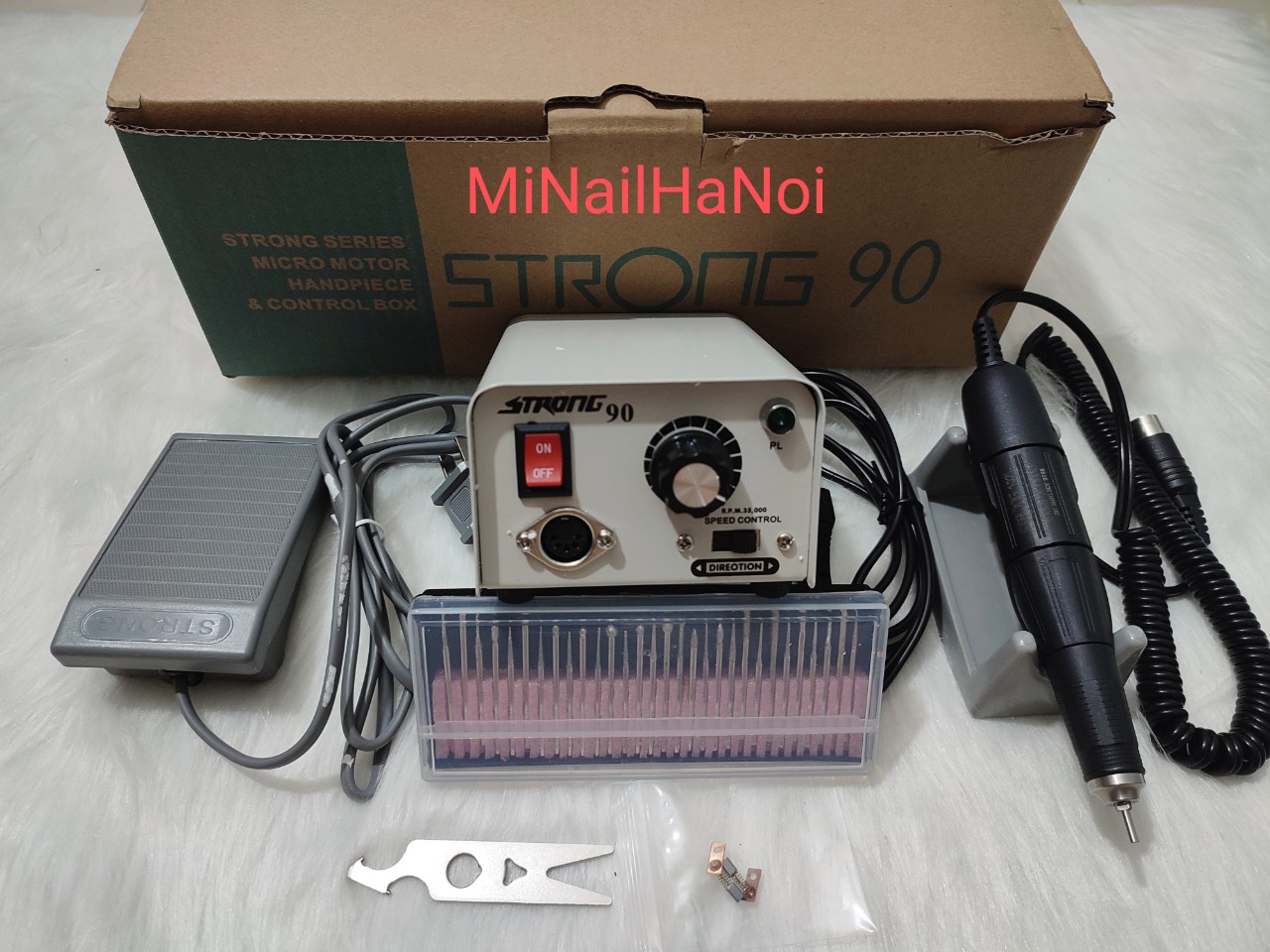 Máy mài strong 90 - 204 đầu 2.35 - 3.0 mm hàng nhập khẩu hàn quốc siêu khỏe siêu chắc