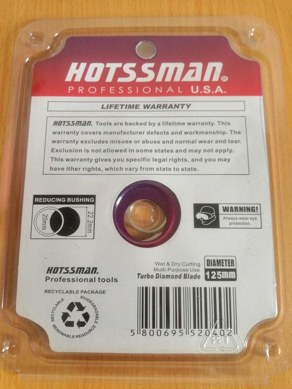 LƯỠI CẮT GẠCH  125MM HOTSSMAN ME HOA