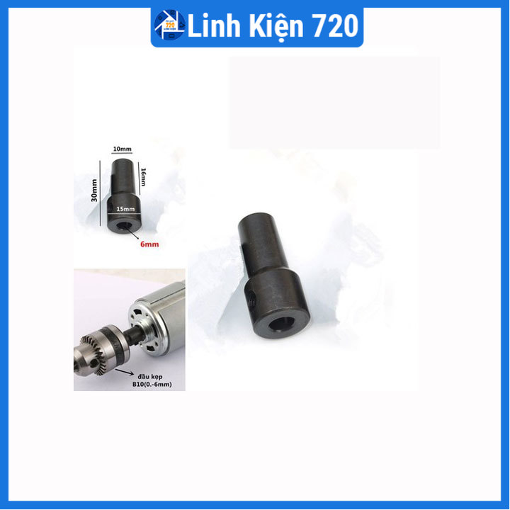 Đầu Nối Trục B10 Có Ốc Vặn 5mm/6mm/8mm tùy chọn