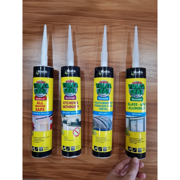 HOT LUW81 Vulca Seal Silicone Sealant Glass Aluminum uPVC Plastic